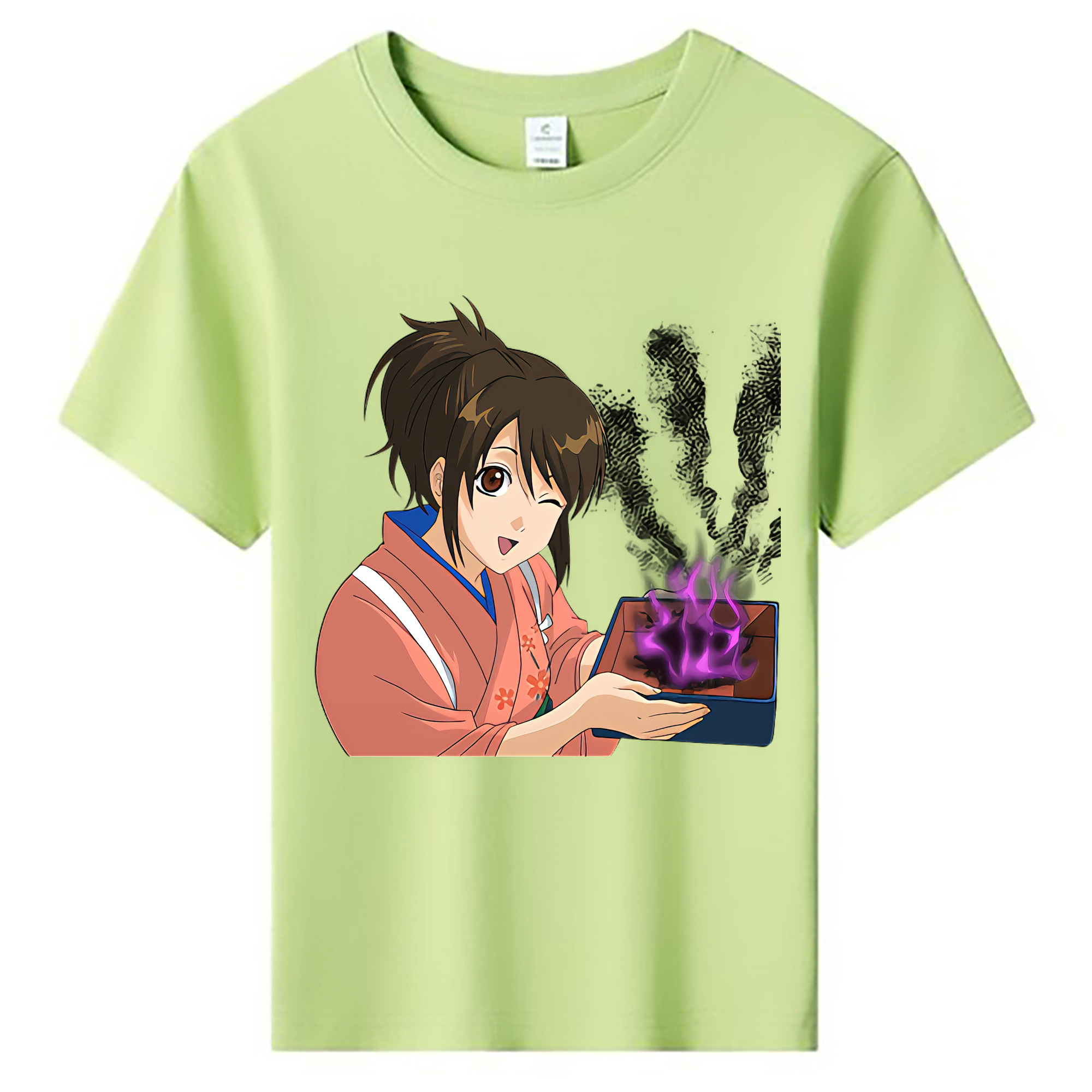 （画像用） ぎんたま 坂田銀時（さかたぎんとき） 神楽 志村新八（しむら しんぱち） GINTAMA Sakata Gintoki Kagura Shimura Shinpachi 綿100％キッズTシャツ（フロントプリント）